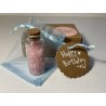 Boccetta dei Desideri "Birthday Wish" - Quarzo Rosa e Polvere di Stelle