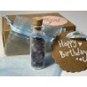 Boccetta dei Desideri "Birthday Sparkle" - Ametista e Polvere di Stelle