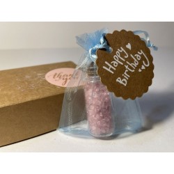 Birthday Wish Bottle - Rose Quartz and Stardust