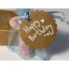 Boccetta dei Desideri "Birthday Wish" - Quarzo Rosa e Polvere di Stelle