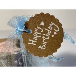 Boccetta dei Desideri "Birthday Sparkle" - Ametista e Polvere di Stelle