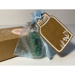 Green Aventurine Wish Bottle Crystals for Prosperity Luck Optimism