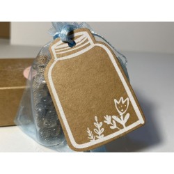 Boccetta dei Desideri "Cielo Sereno" - Agata Blu e Polvere di Stelle