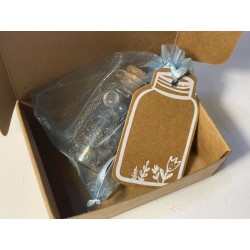 Boccetta dei Desideri "Cielo Sereno" - Agata Blu e Polvere di Stelle