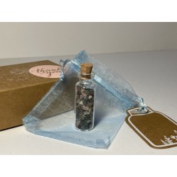 Boccetta dei Desideri "Arcobaleno" - Tormalina Multicolore e Polvere di Stelle