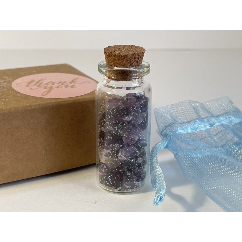 Sussurro di Ametista — Boccetta dei Desideri (Calma e Protezione)