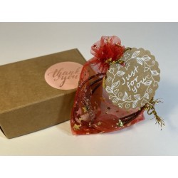 Red Watermelon Quartz Teardrop Necklace: Love and Positivity