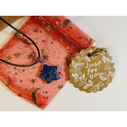 Lapis Lazuli Star Pendant...