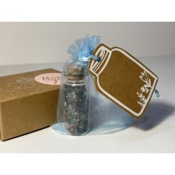 Confezione regalo boccetta dei desideri artigianale Mini Tormalina Multicolore con kit completo - Althea Design Art