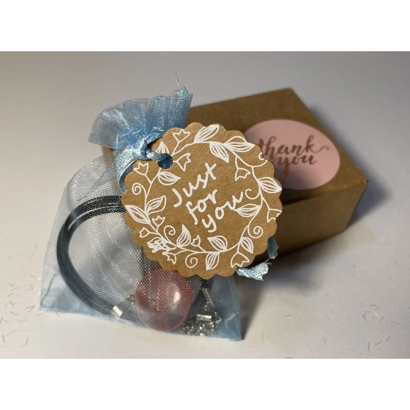 Ciondolo artigianale Quarzo Anguria Rosso su collana in corda con kit regalo completo - Althea Design Art