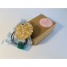 Handcrafted Green Jade heart pendant necklace Just for You gift set with blue pouch - Althea Design Art