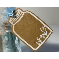 "Light up your Dreams" Wish Bottle | Natural Amazonite Crystals