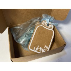 "Light up your Dreams" Wish Bottle | Natural Amazonite Crystals