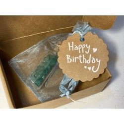 Boccetta dei Desideri "Soffio di Fortuna" con Avventurina Verde e Kit Regalo Compleanno