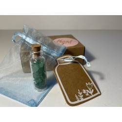 Boccetta dei Desideri "Raggio di Fortuna" con Avventurina Verde e Kit Regalo