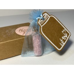 Wish Bottle "Sussurro del Cuore" with Rose Quartz and Gift Kit