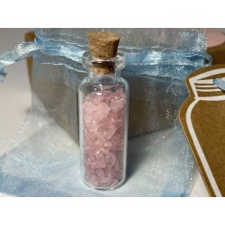 Boccetta dei Desideri "Sussurro del Cuore" con Quarzo Rosa e Kit Regalo