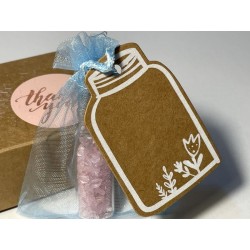 Wish Bottle "Sussurro del Cuore" with Rose Quartz and Gift Kit