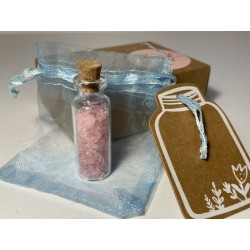 Wish Bottle "Sussurro del Cuore" with Rose Quartz and Gift Kit