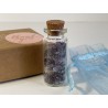 Wish Bottle "Sussurro di Ametista" with Natural Crystals and Gift Kit