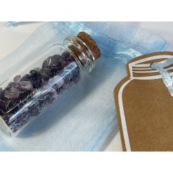 Boccetta dei Desideri "Sussurro di Ametista" con Cristalli Naturali e Kit Regalo